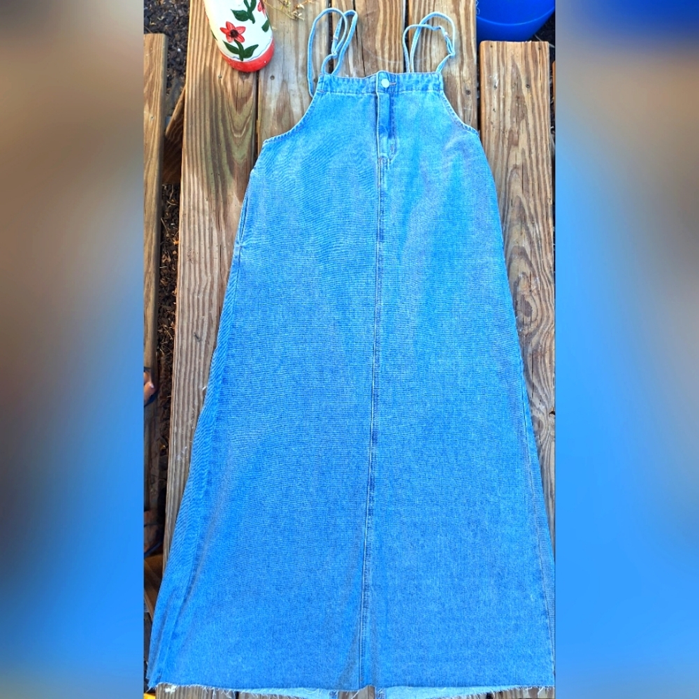 Denim Maxi Dress